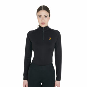 POLO TECNICA  DONNA SLIM FIT MANICA LUNGA EQUESTRO ETW00007