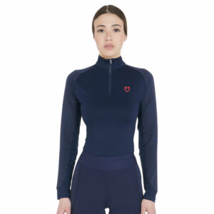 POLO TECNICA  DONNA SLIM FIT MANICA LUNGA EQUESTRO ETW00007